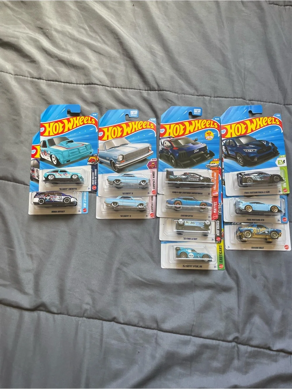 Hot Wheels Assorted Blue Mini Car Pack - Collector Set